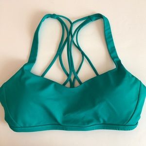Lululemon size 6 Green Sports Bra